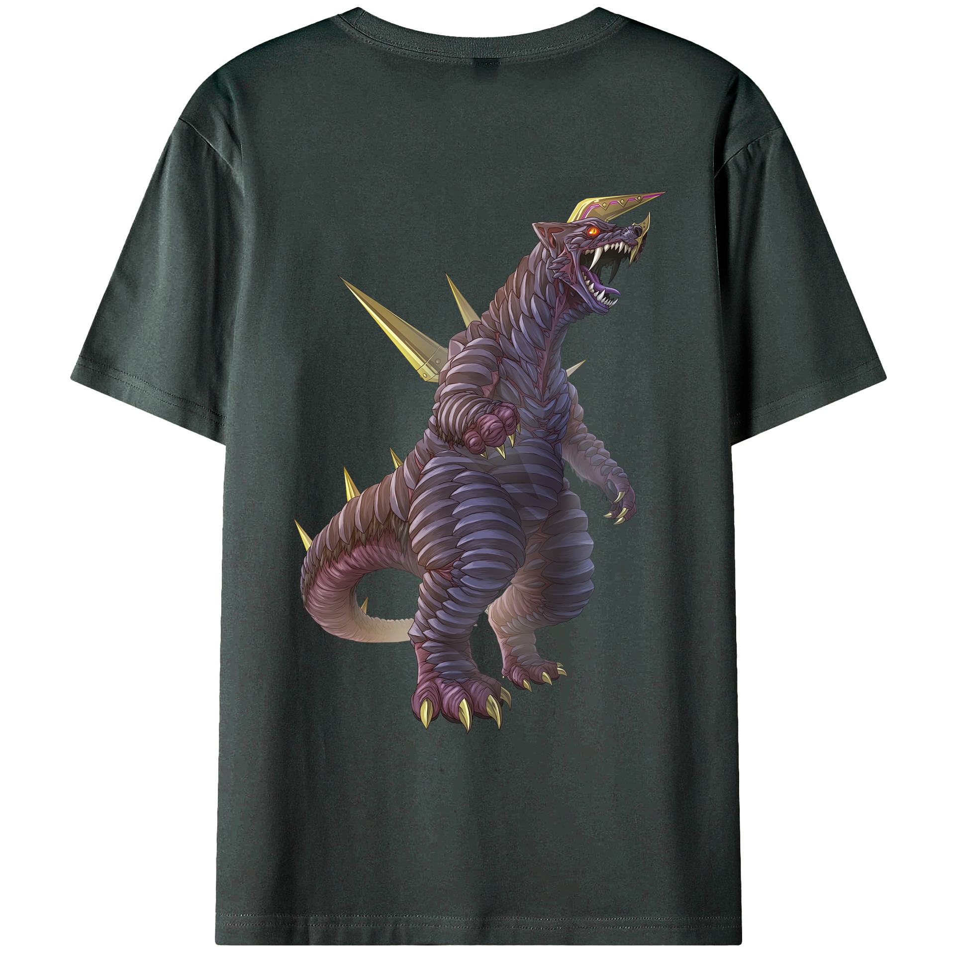 （画像用） ウルトラマン Ultraman 綿100％ メンズ半袖Tシャツ（バックプリント） 通気性